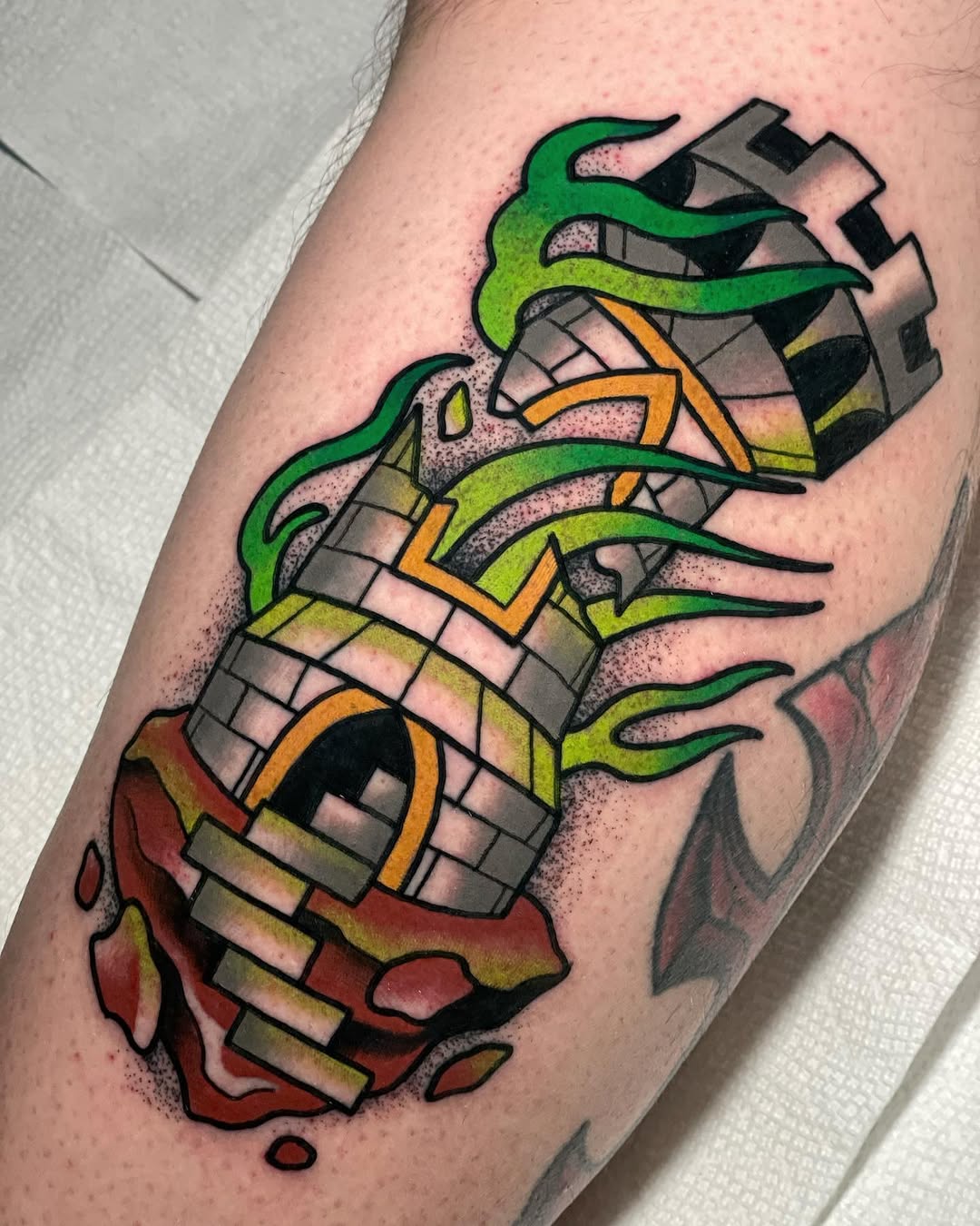 Tattoo by @corycartwright — new_school, trash_polka