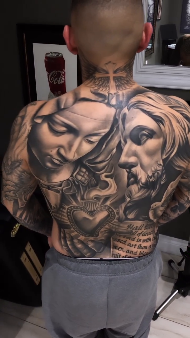 Tattoo by @dboy_87 โ realism, black_and_grey