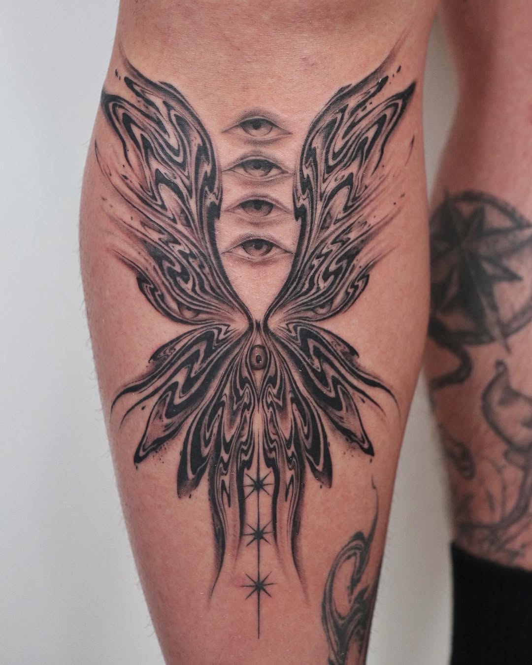 Tattoo by @daan.kim — black_and_grey, surrealism