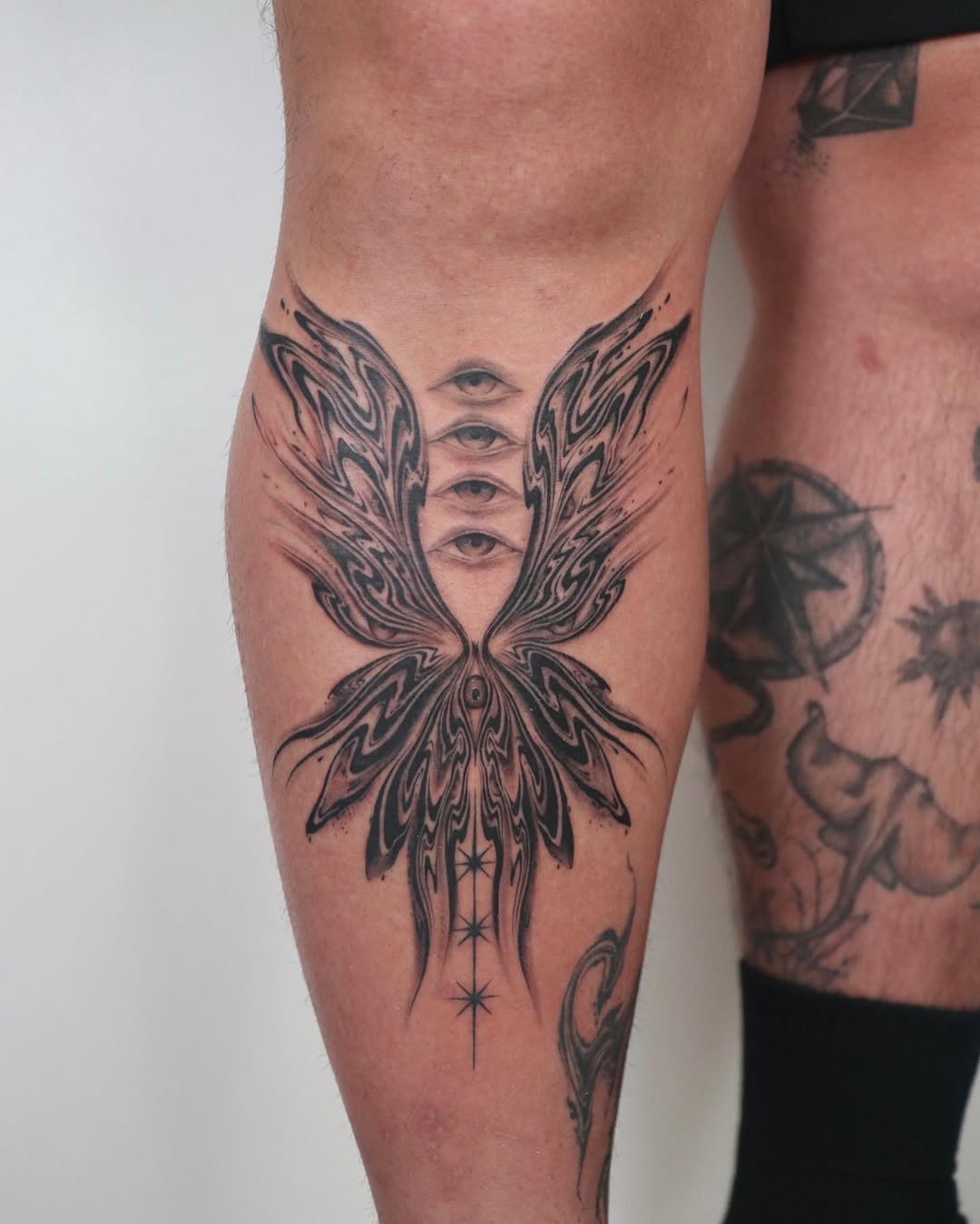 Tattoo by @daan.kim — black_and_grey, surrealism