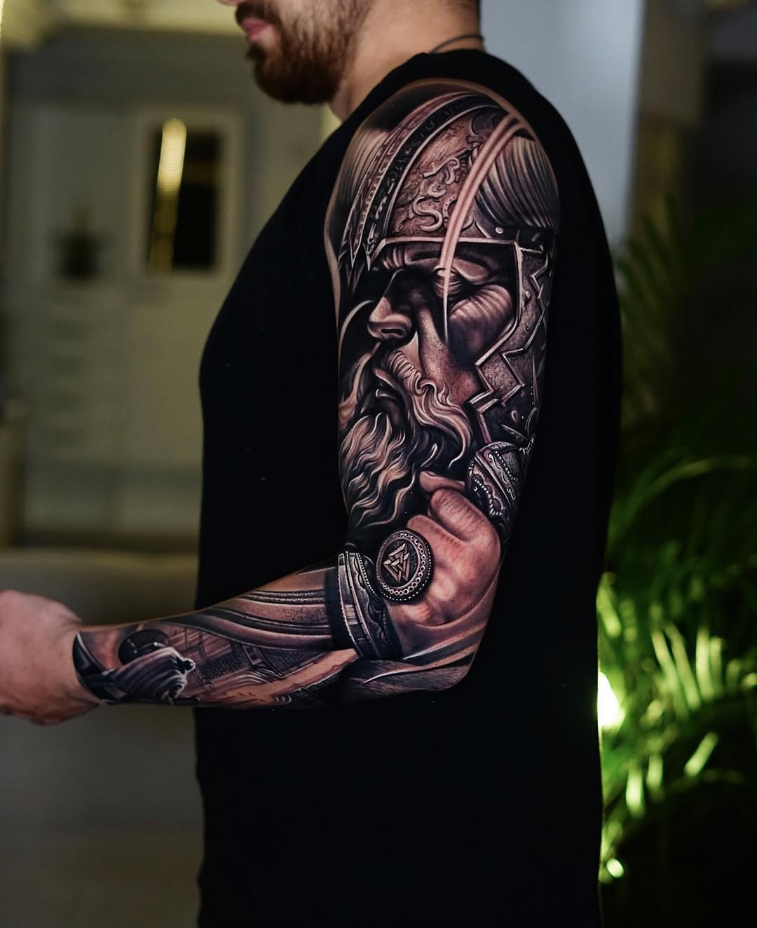 Tattoo by @estebanceron_art โ realism, black_and_grey