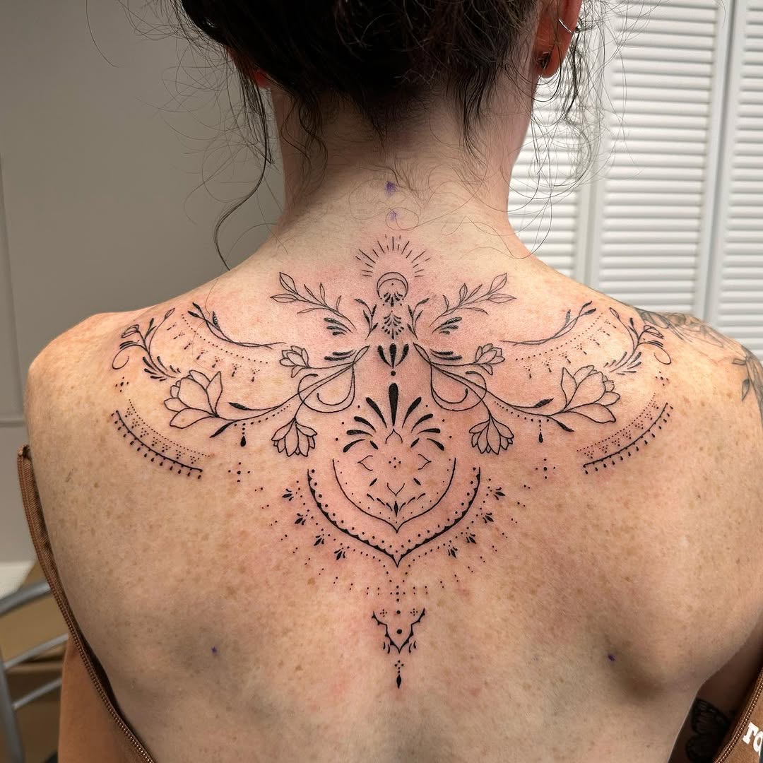 Tattoo by @taylornichole.tattoos — fine_line, ornamental