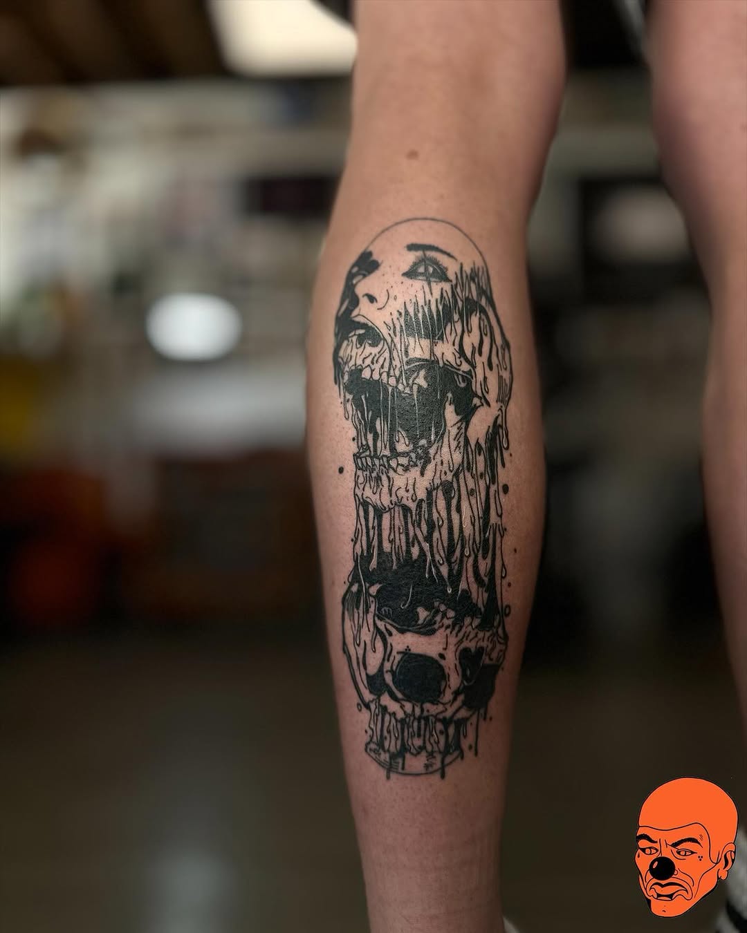 Tattoo by @thebenvaughan โ blackwork