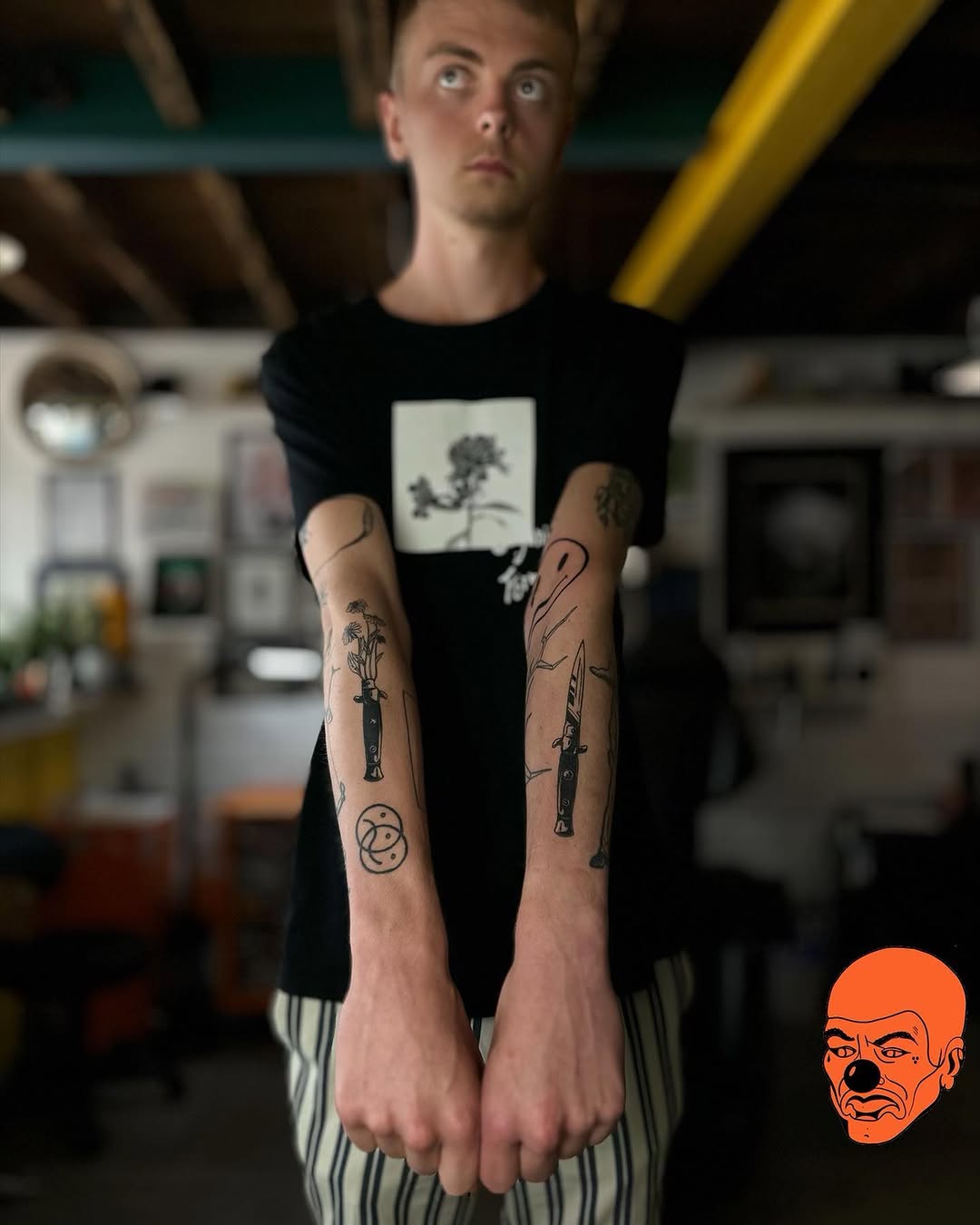 Tattoo by @thebenvaughan โ blackwork