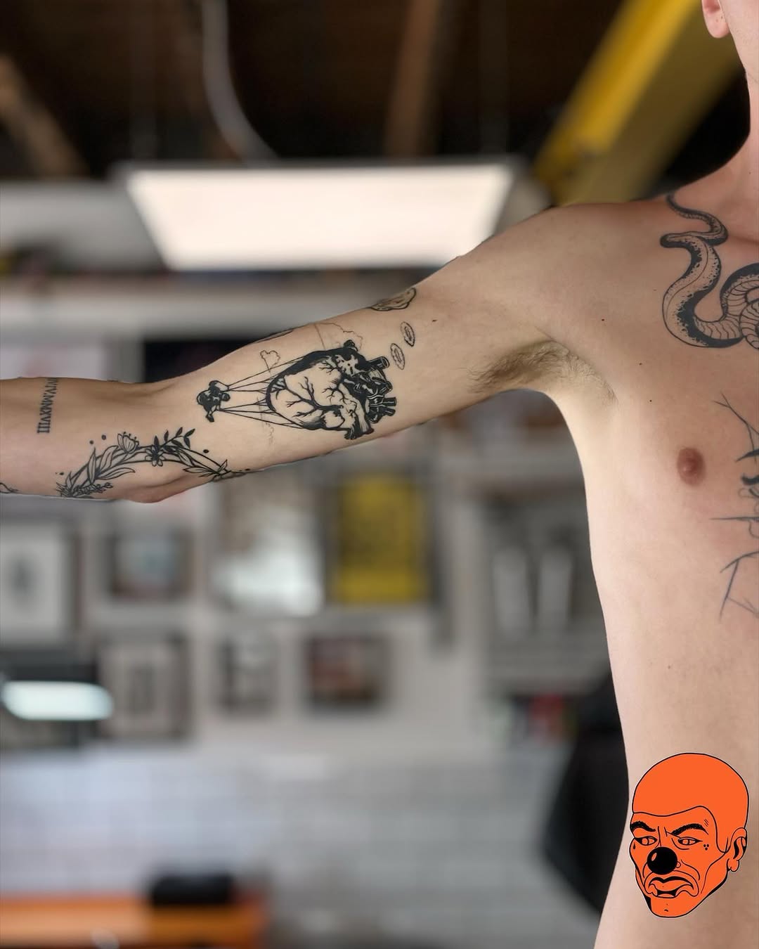 Tattoo by @thebenvaughan โ blackwork