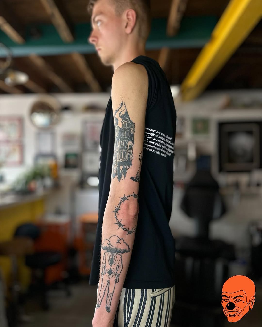 Tattoo by @thebenvaughan โ black_and_grey
