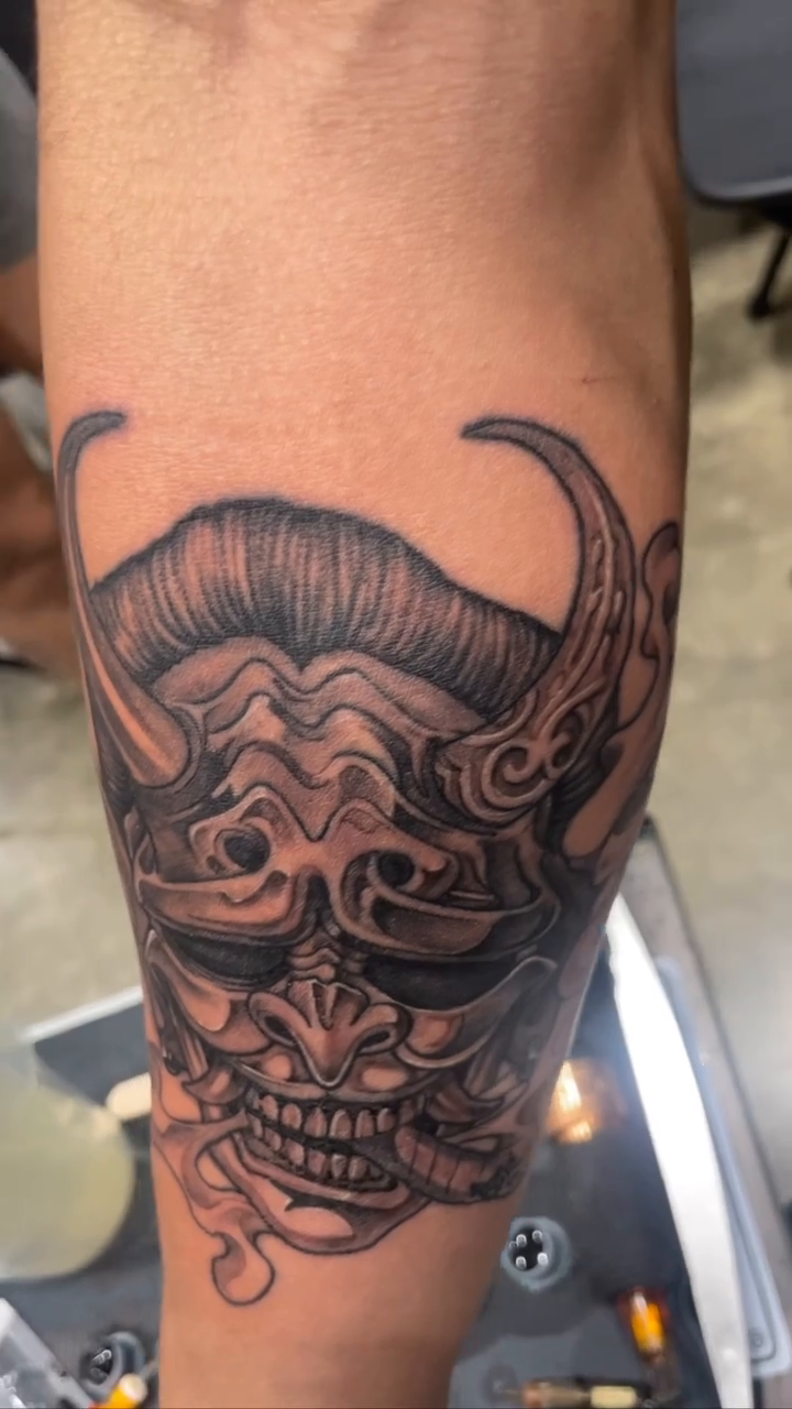 Tattoo by @ink_addict_tro โ japanese_irezumi, black_and_grey