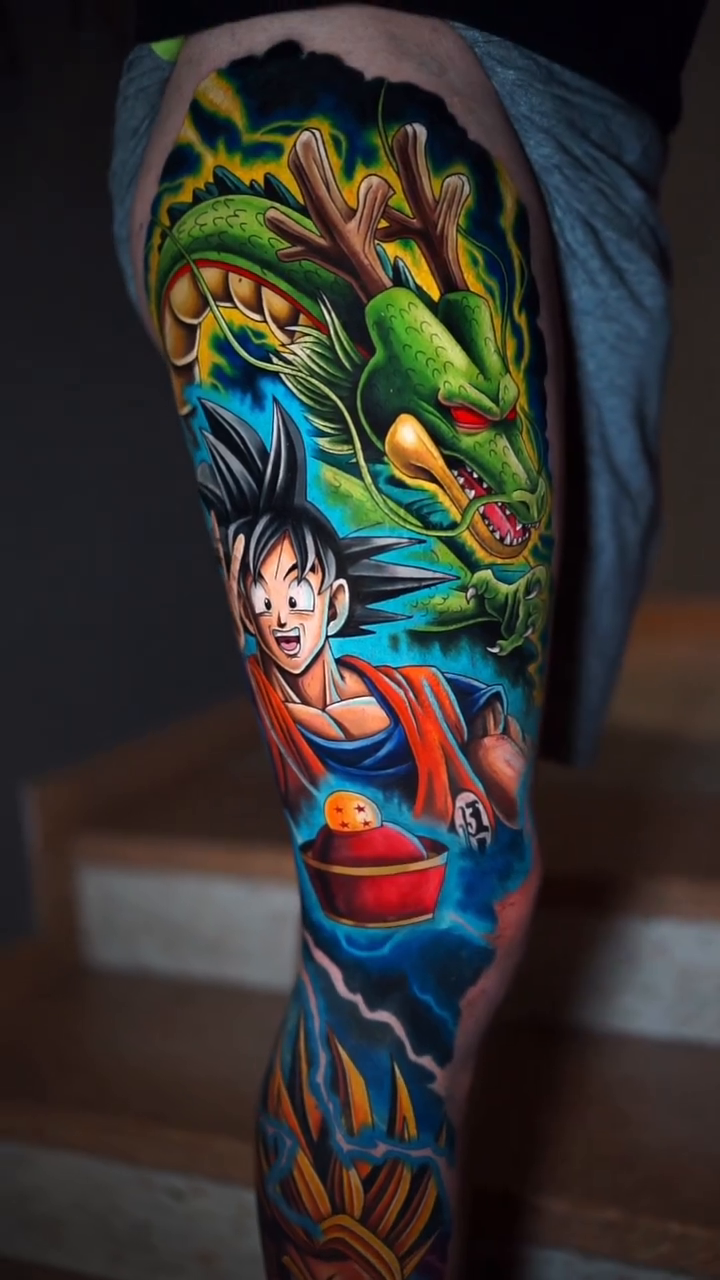 Tattoo by @peterhilgersart β anime