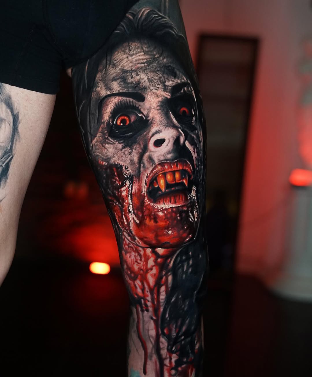 Tattoo by @estebanceron_art โ realism, dark_realism