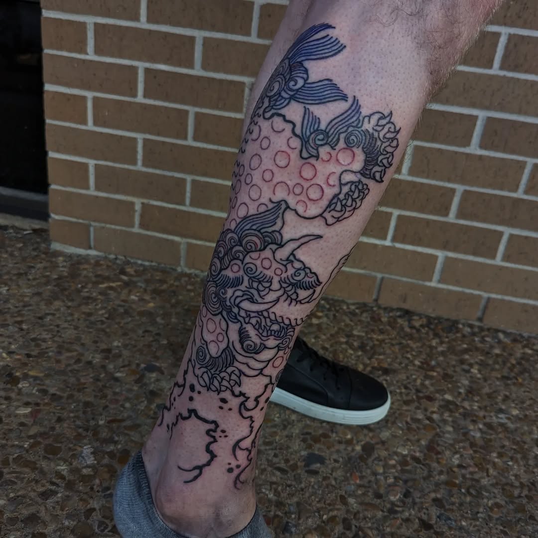 Tattoo by @ruemclean — japanese_irezumi, blackwork