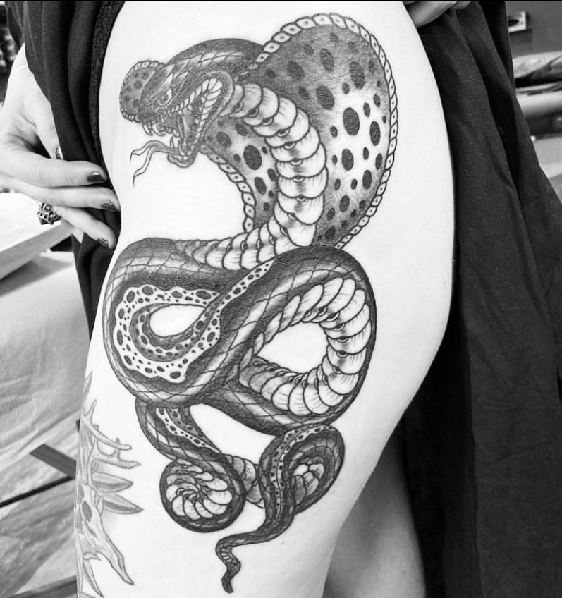 Tattoo by @chiefchadula — black_and_grey, realism