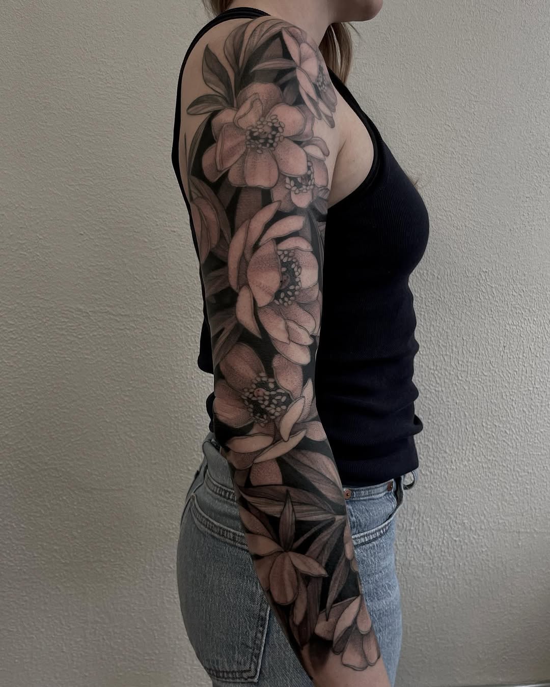 Tattoo by @tattoosbygina — black_and_grey, realism