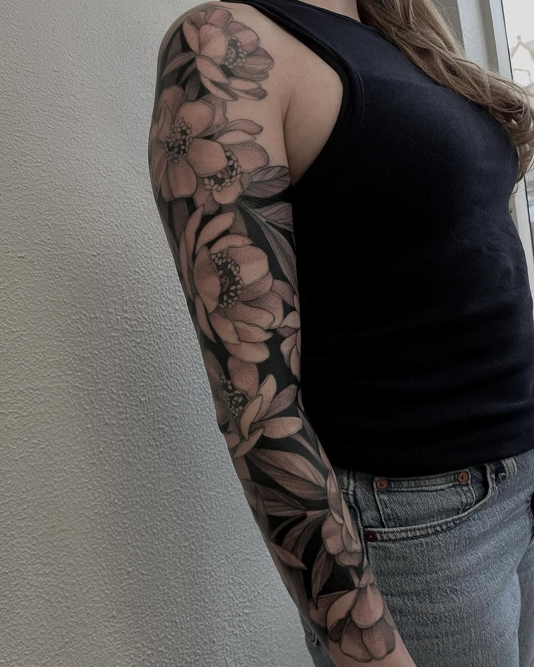 Tattoo by @tattoosbygina — black_and_grey, realism
