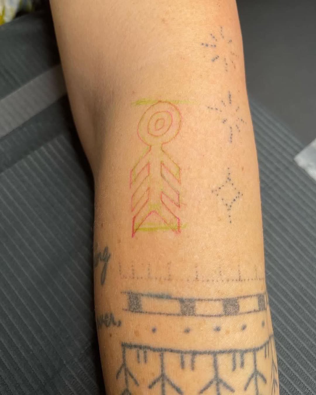 Tattoo by @rat.hearts โ geometric, minimalist
