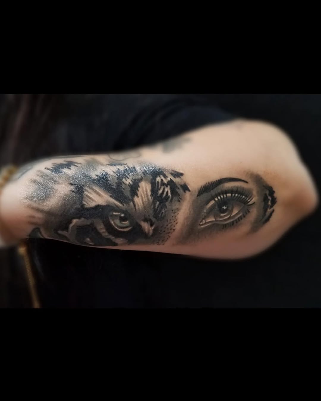 Tattoo by @mauze_tattoos β realism, black_and_grey