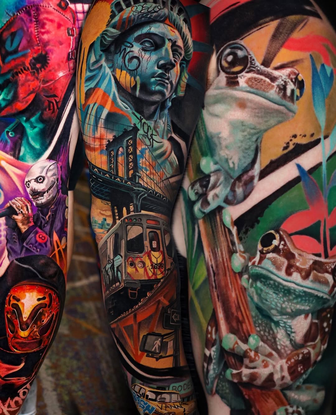 Tattoo by @josepulidotattoo — realism, trash_polka