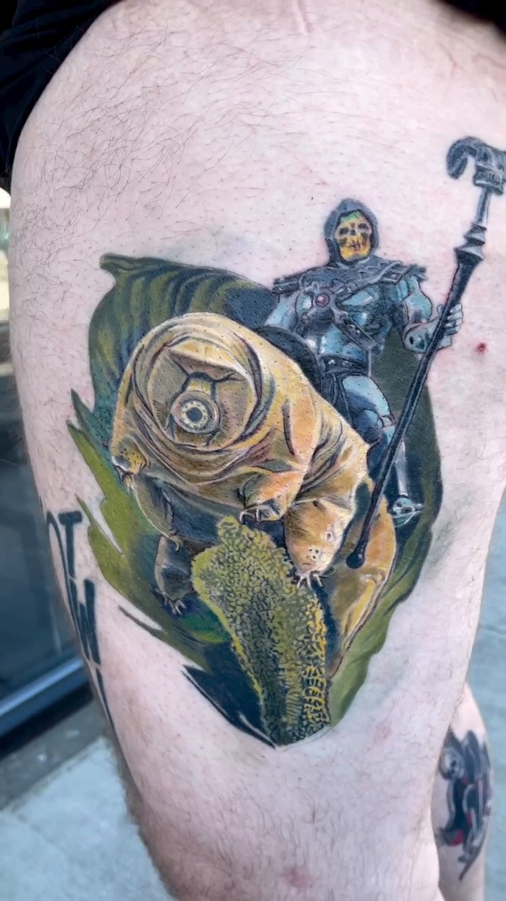 Tattoo by @ianhillart — realism, dark_realism