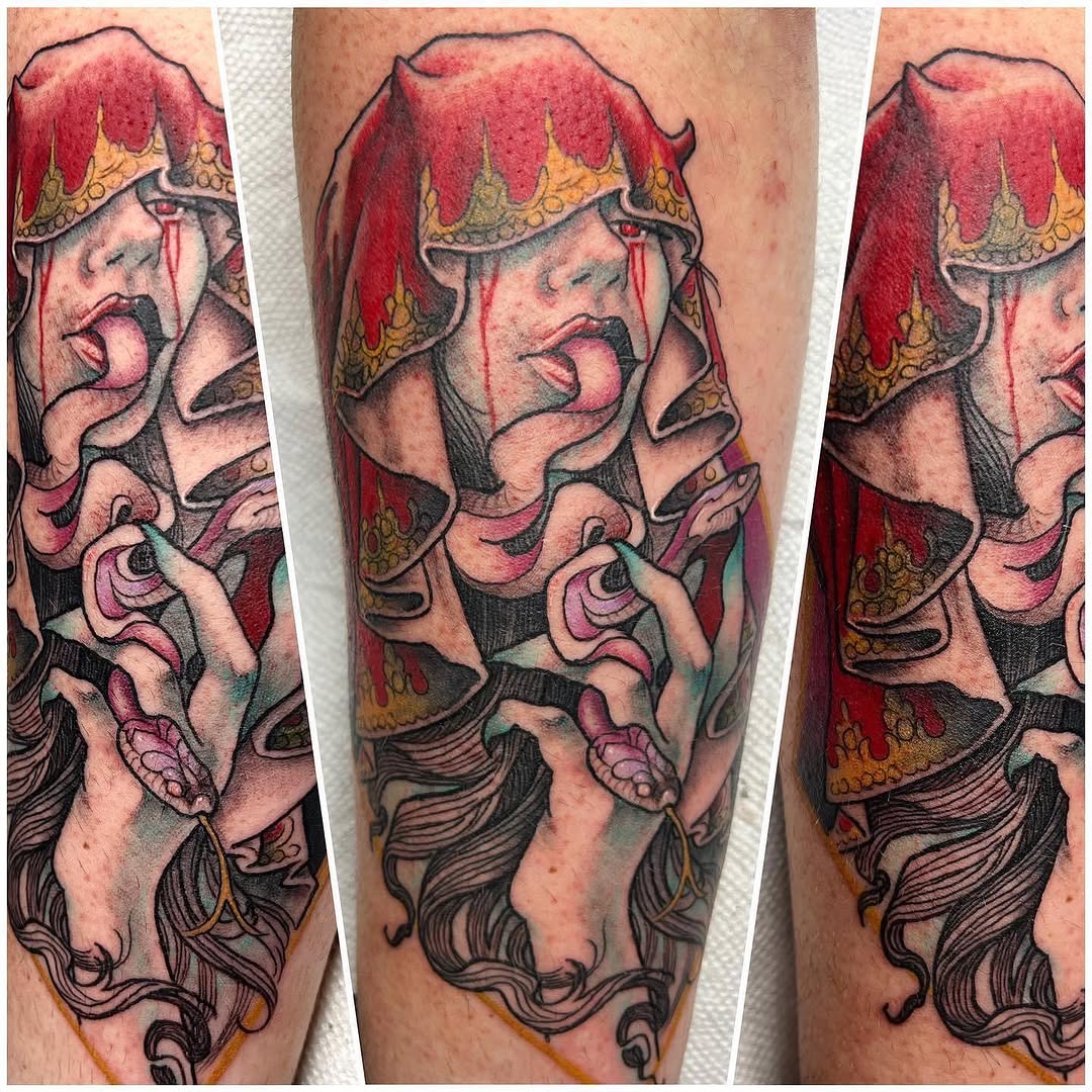 Tattoo by @stabbykitten — neo_traditional, illustrative