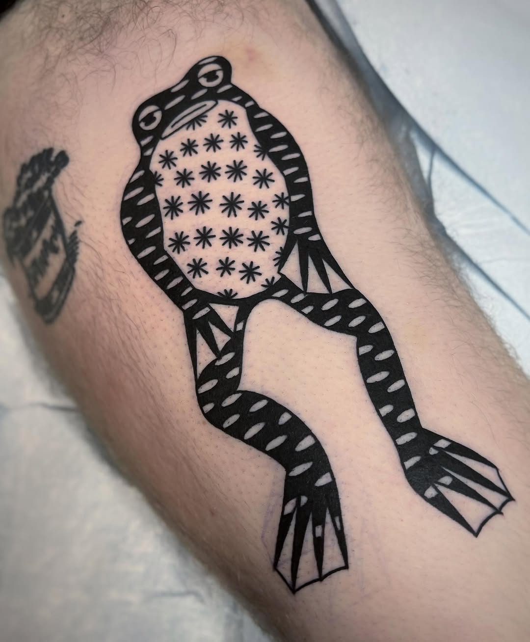 Tattoo by @maneefriday — blackwork