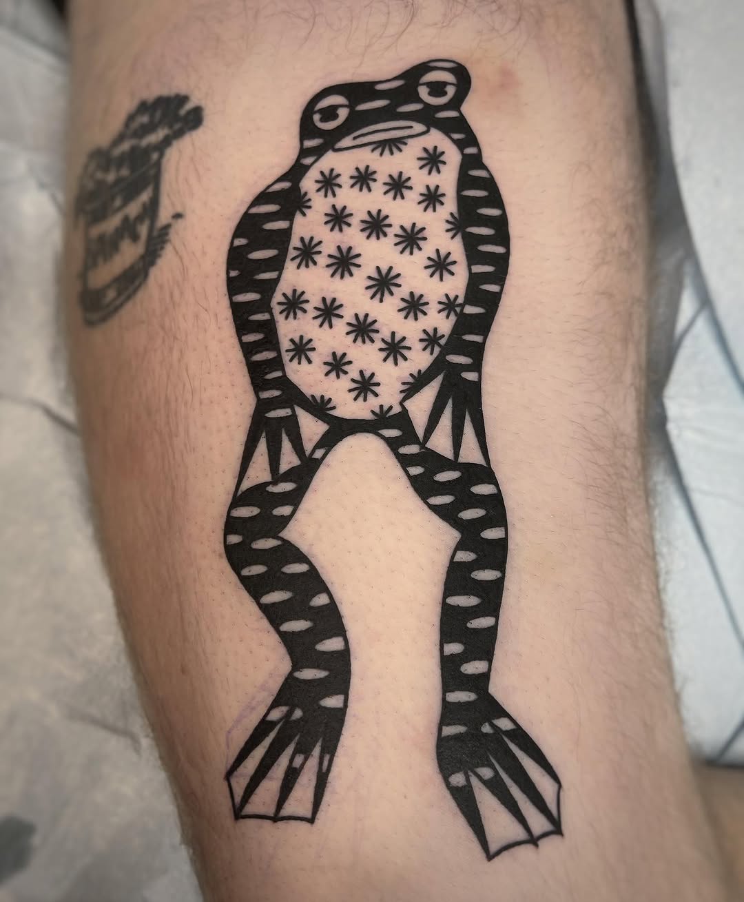 Tattoo by @maneefriday — blackwork, illustrative