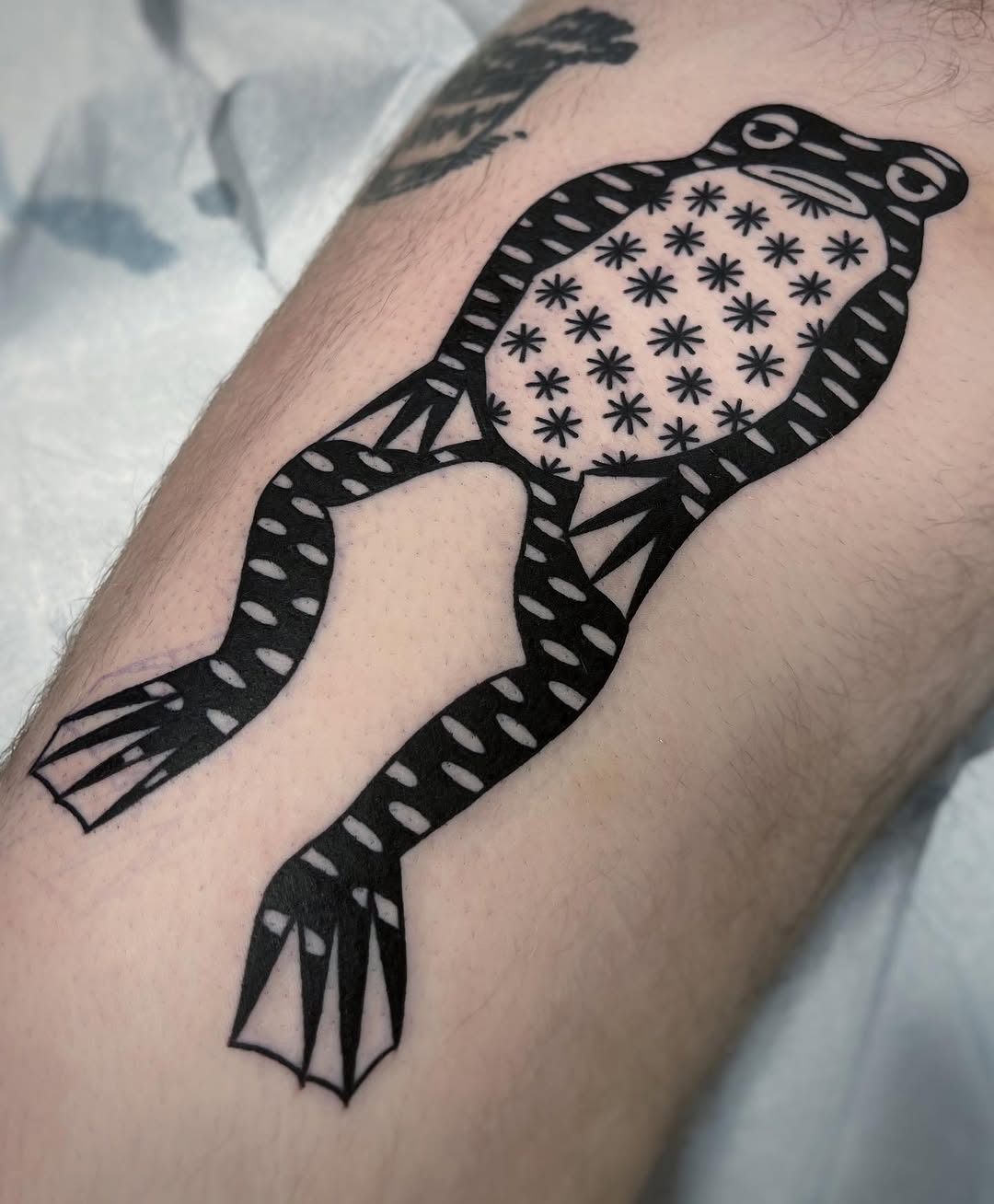 Tattoo by @maneefriday — blackwork, geometric