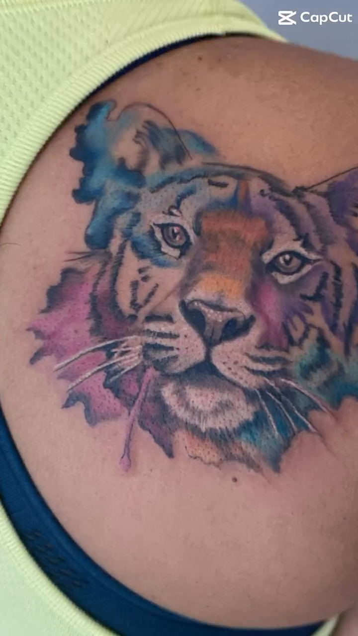 Tattoo by @khwezi_tattoos — realism, watercolor