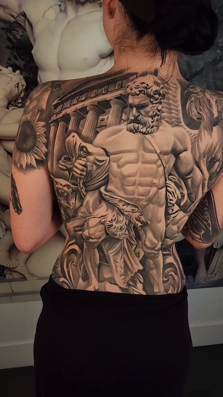 Tattoo by @mager_tattoos โ realism, black_and_grey
