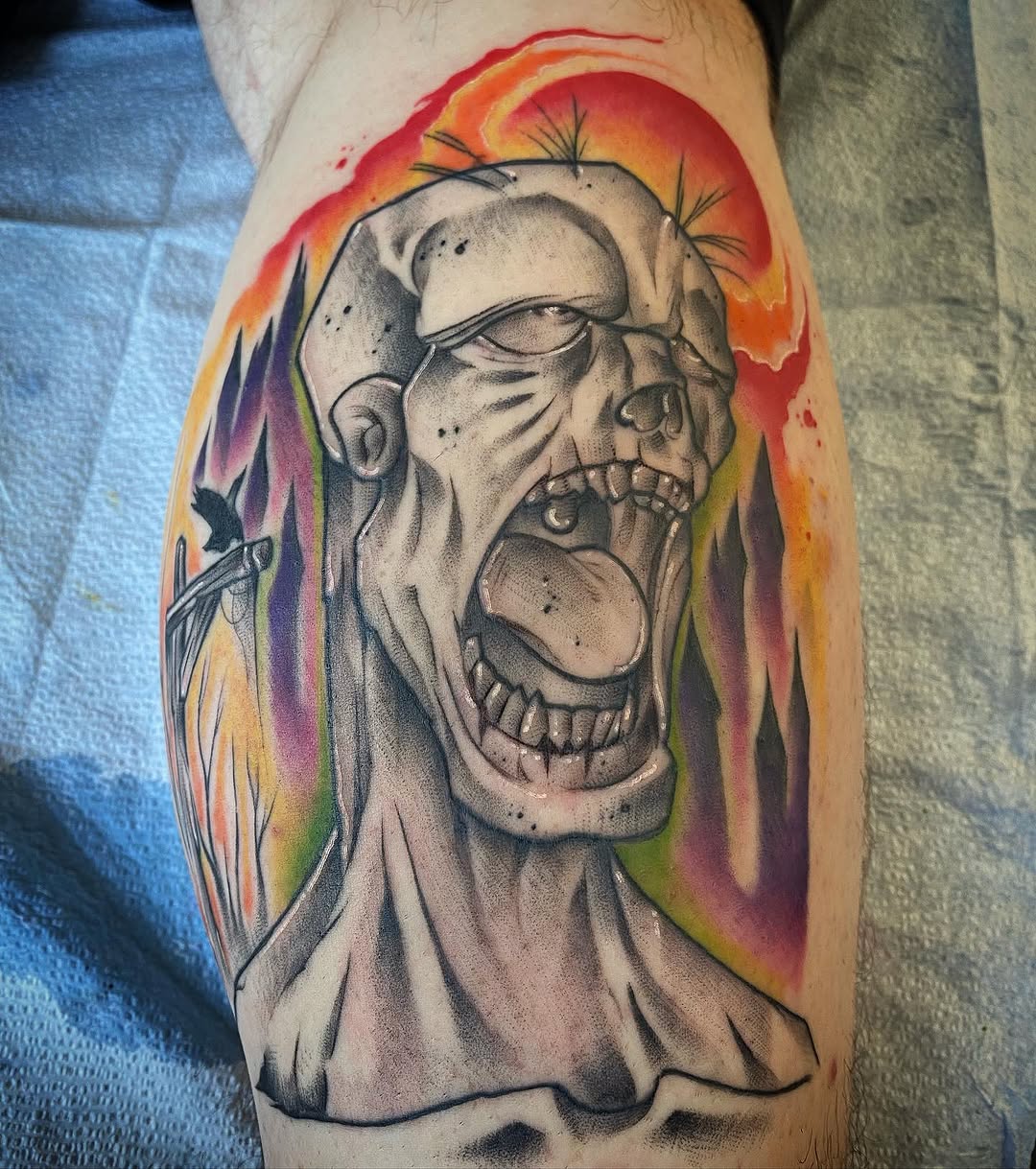 Tattoo by @codywolfetattoo โ realism, trash_polka