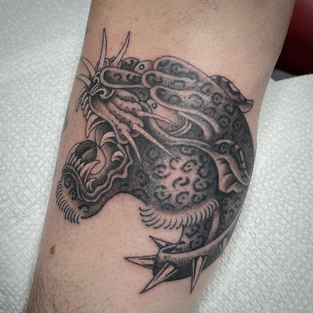 Tattoo by @emilymiljatattoos — japanese_irezumi, black_and_grey
