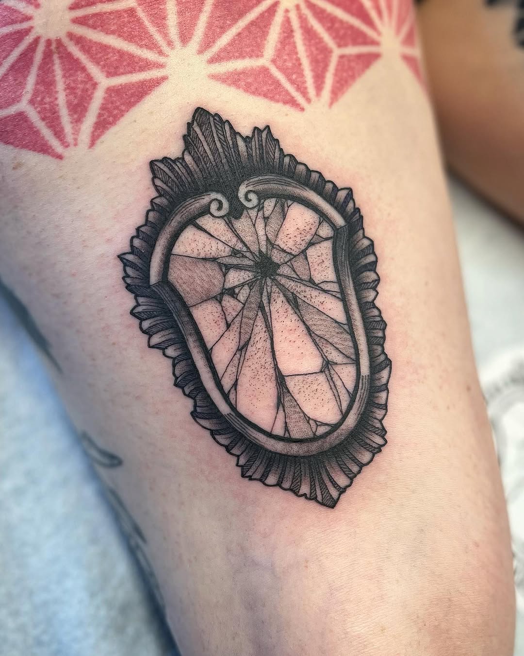 Tattoo by @danielpatricktattooer — blackwork