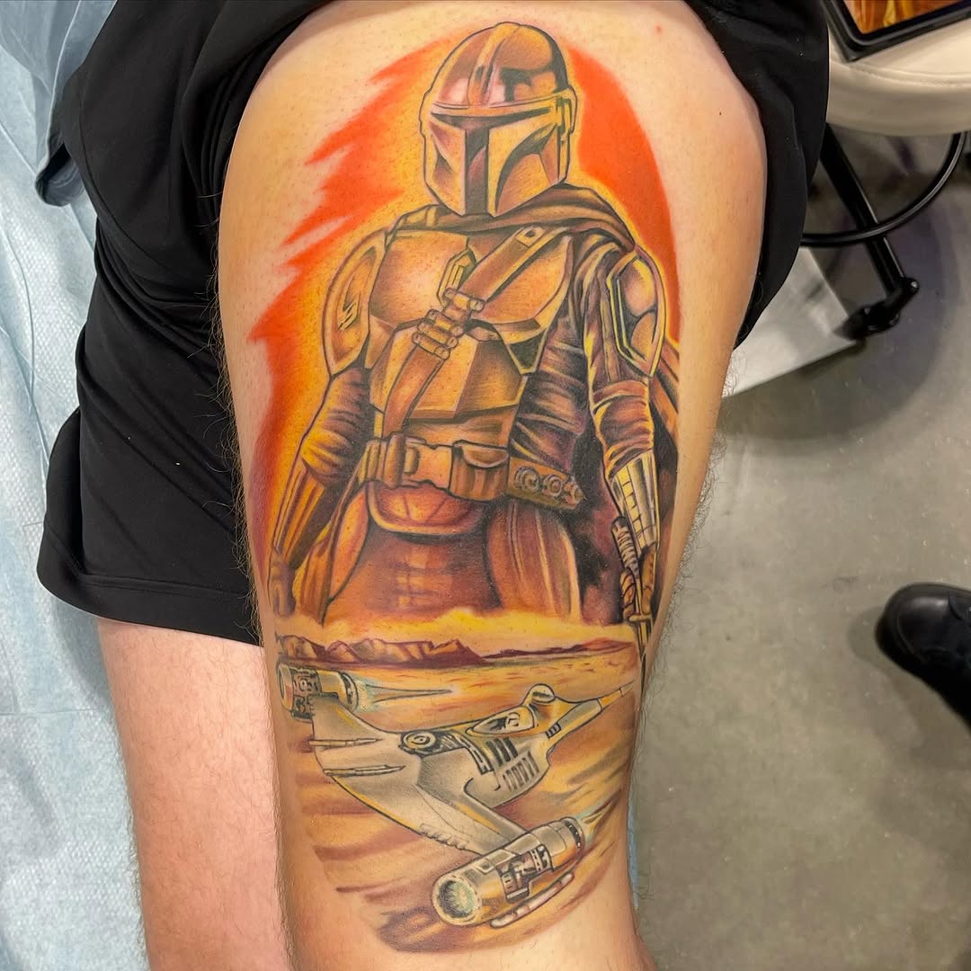 Tattoo by @cody_tweedy โ realism, trash_polka