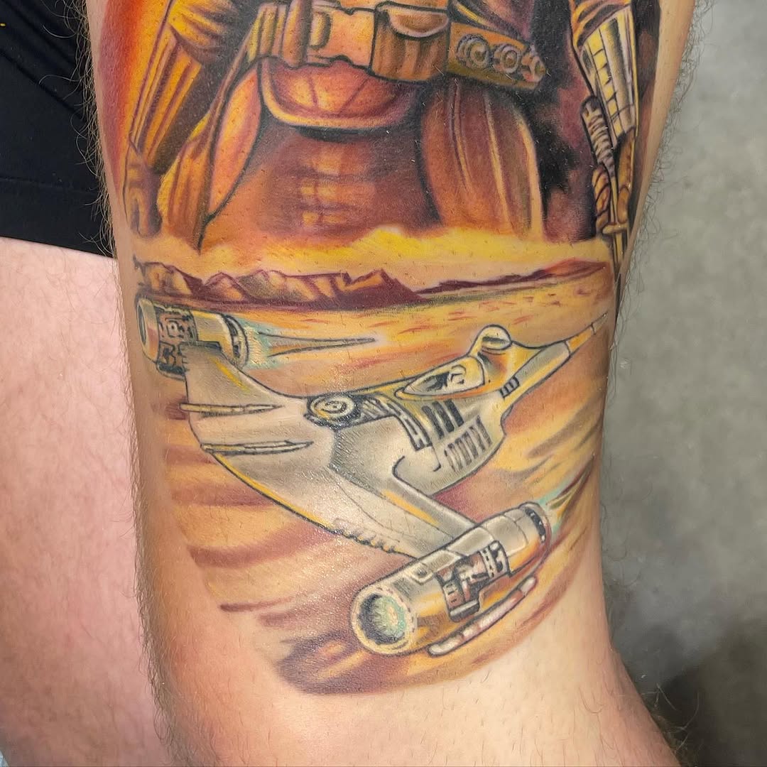 Tattoo by @cody_tweedy โ realism, trash_polka