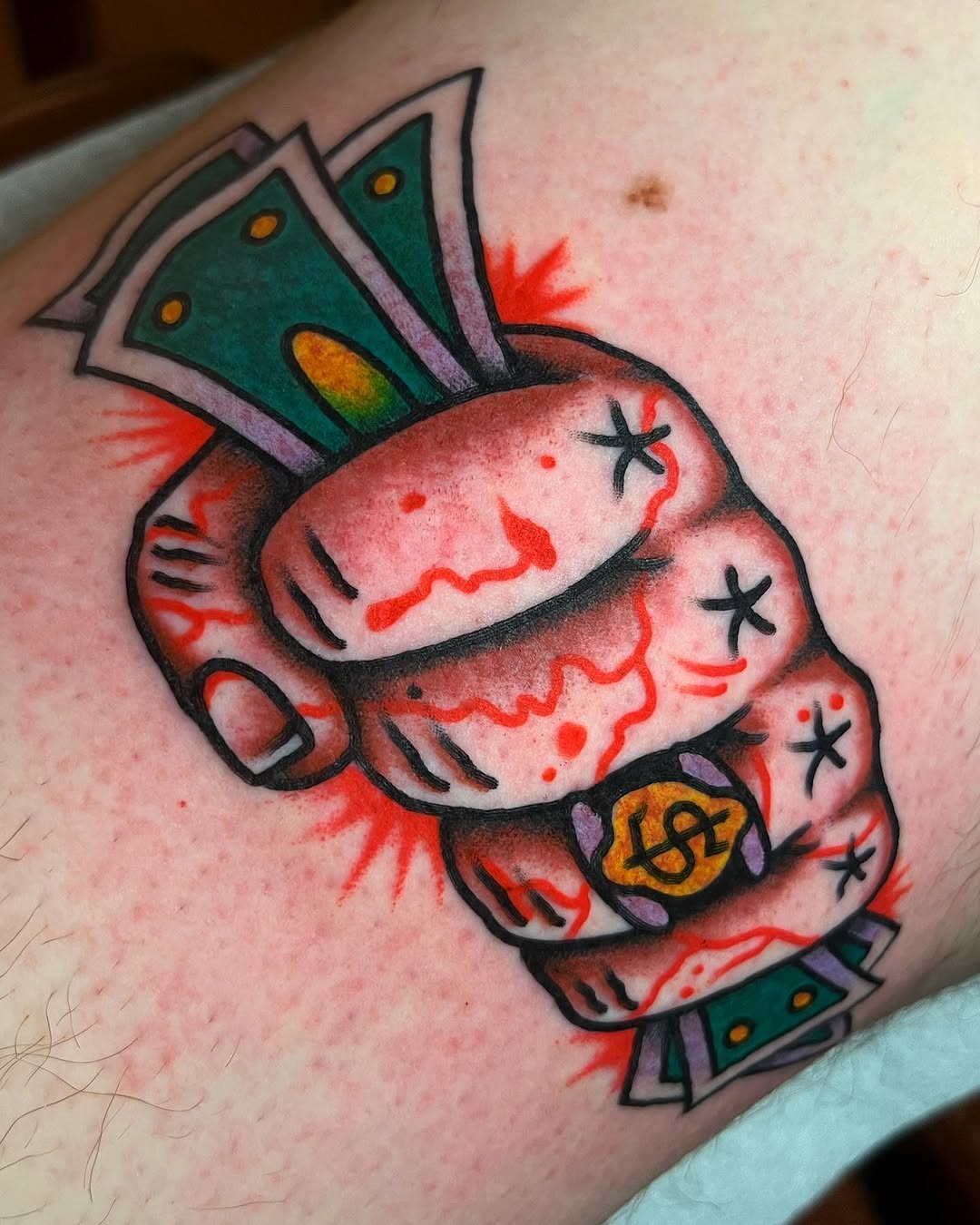 Tattoo by @snakelicausi — american_traditional