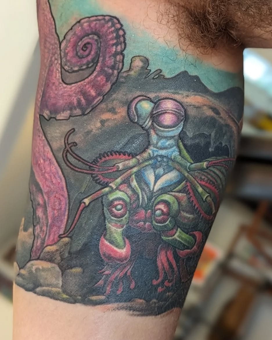 Tattoo by @jtrip360 — realism, dark_realism