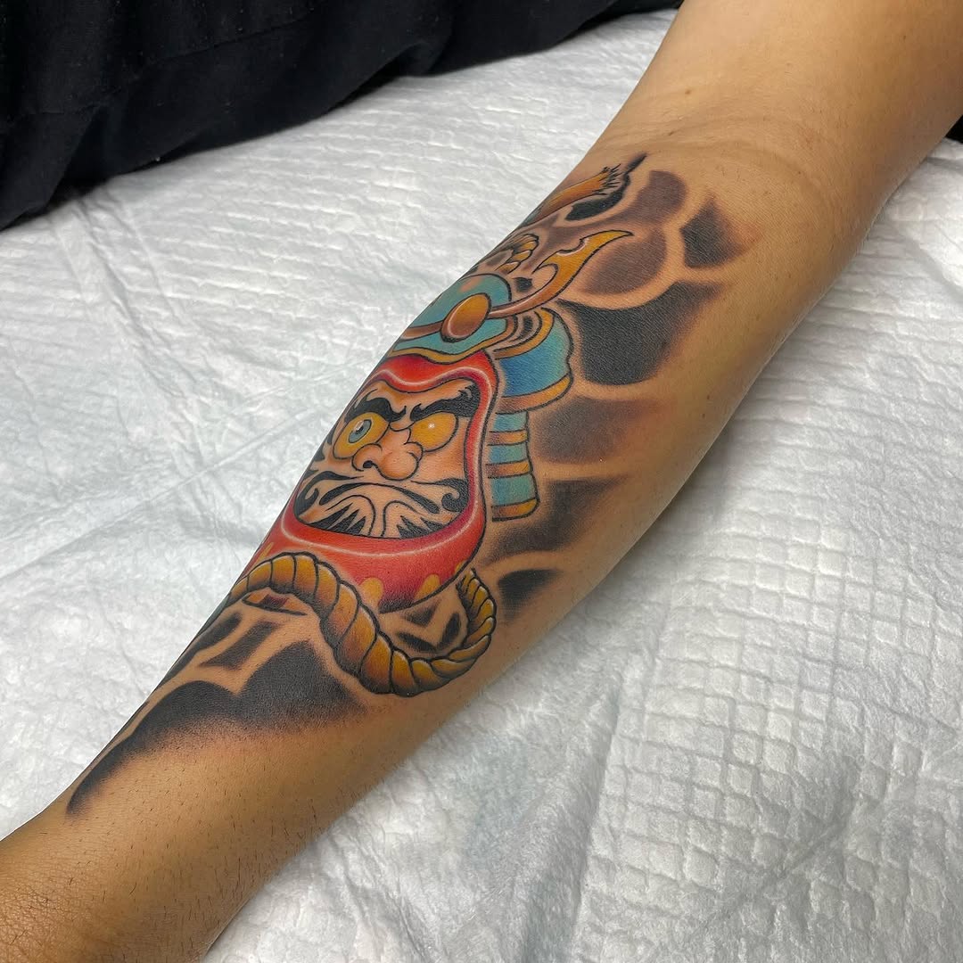 Tattoo by @guillermocrxzart — japanese_irezumi, neo_traditional