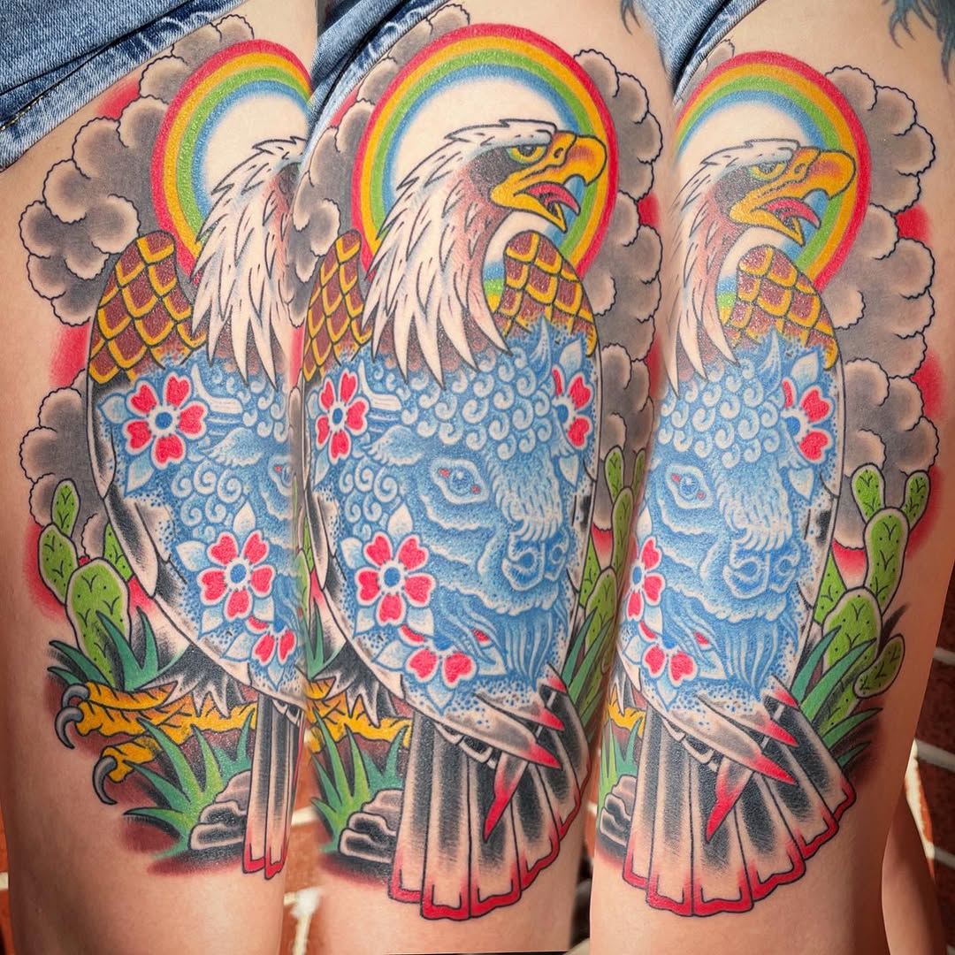 Tattoo by @glessnertattoo — american_traditional, neo_traditional