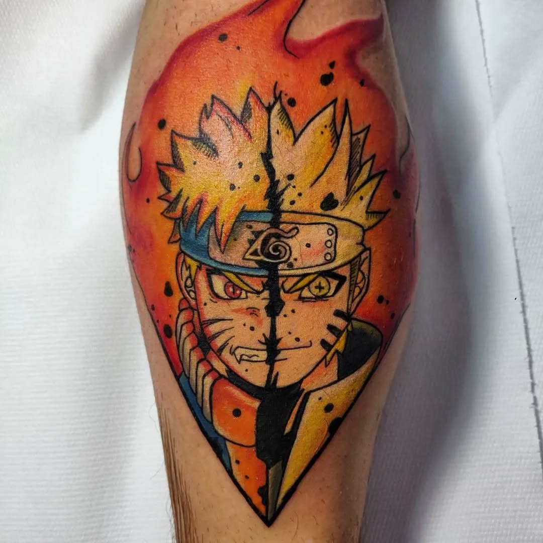 Tattoo by @andrea_osella_tattoo — anime, trash_polka
