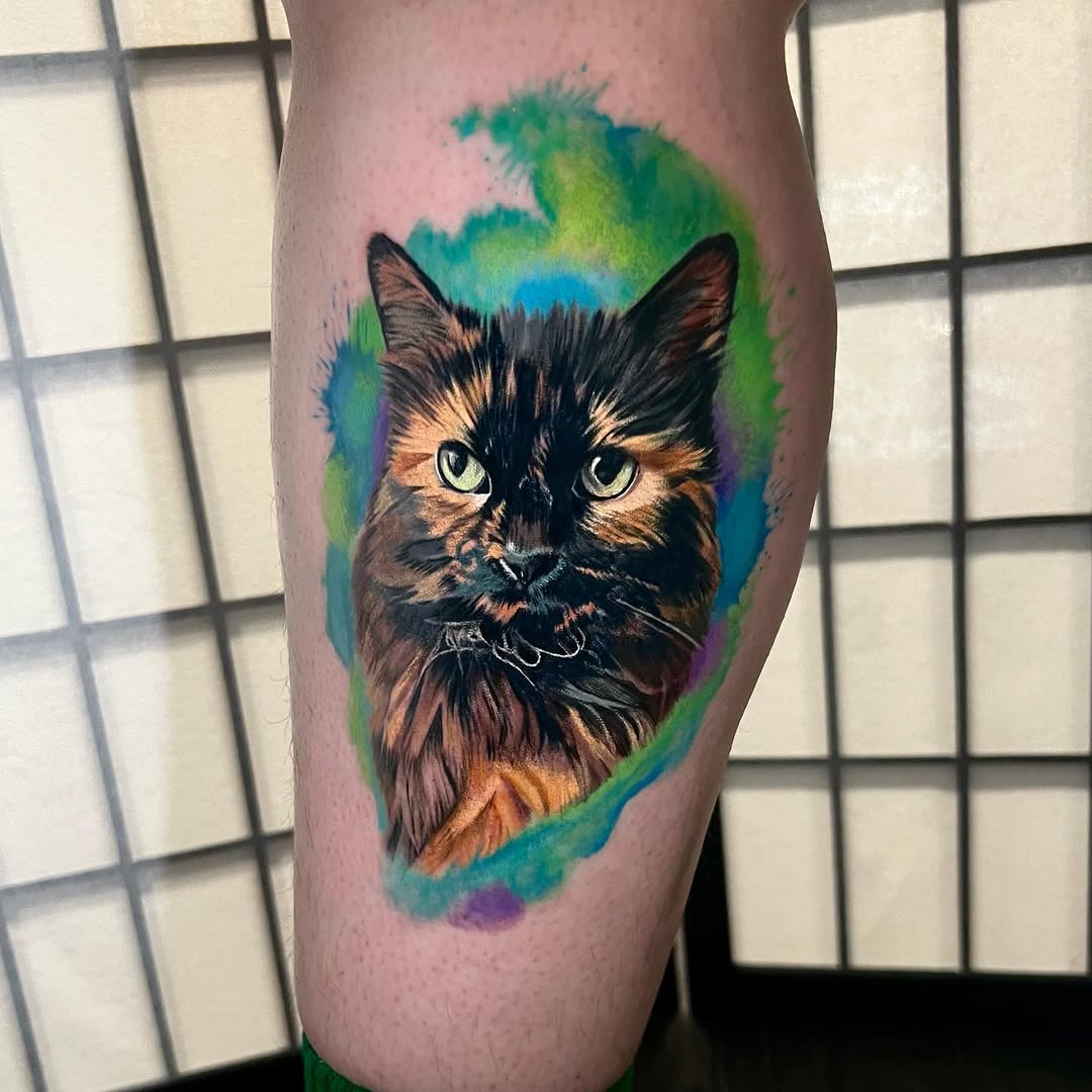 Tattoo by @doomsdaydani — realism, watercolor