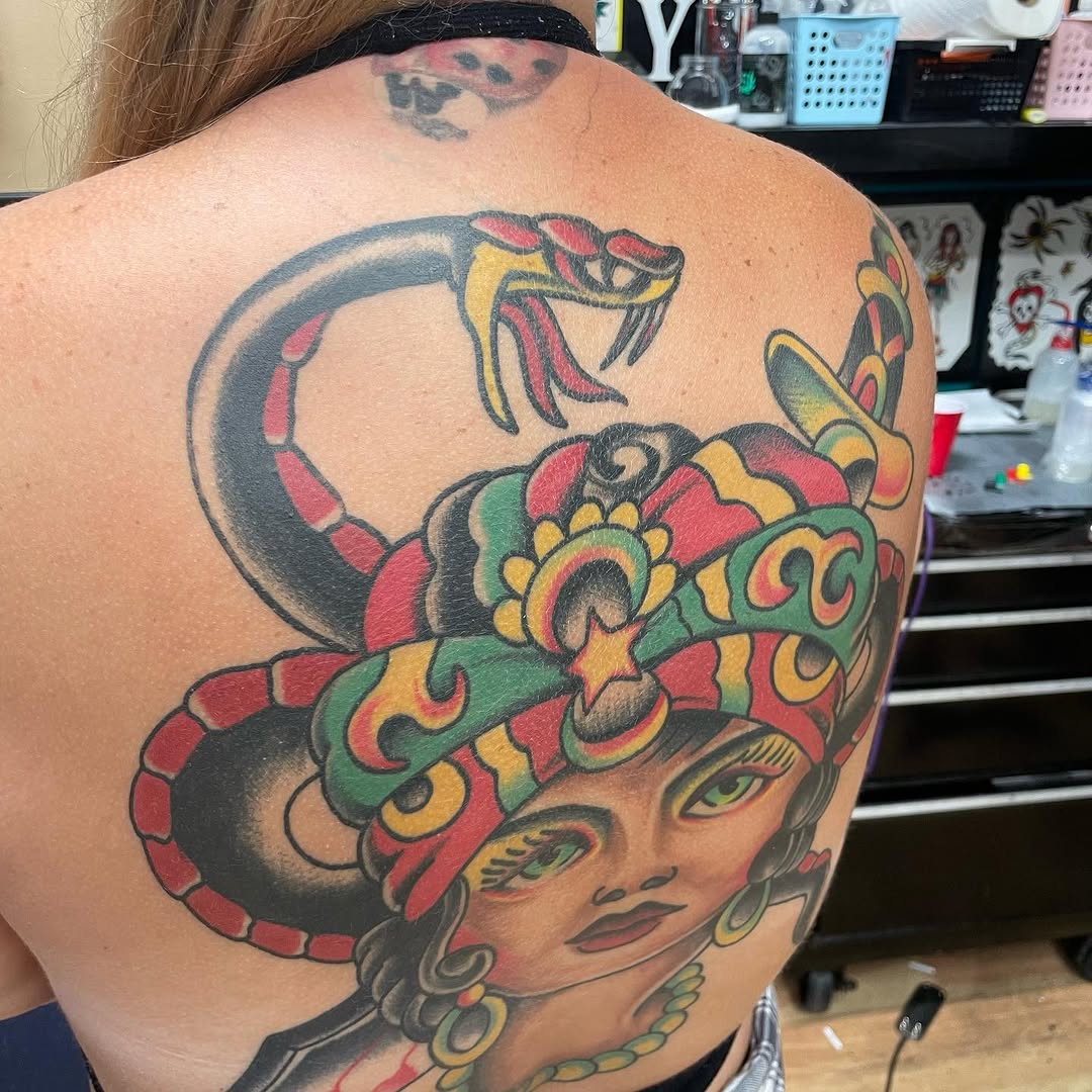 Tattoo by @crazysteviewells — american_traditional, neo_traditional
