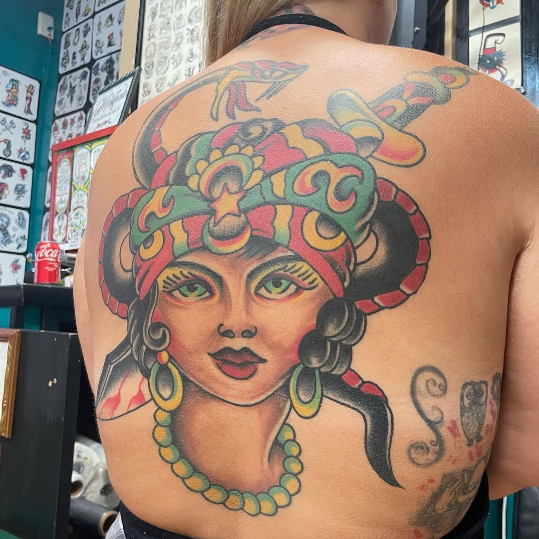 Tattoo by @crazysteviewells — american_traditional, neo_traditional