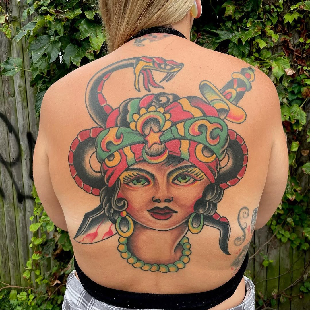 Tattoo by @crazysteviewells — american_traditional, neo_traditional