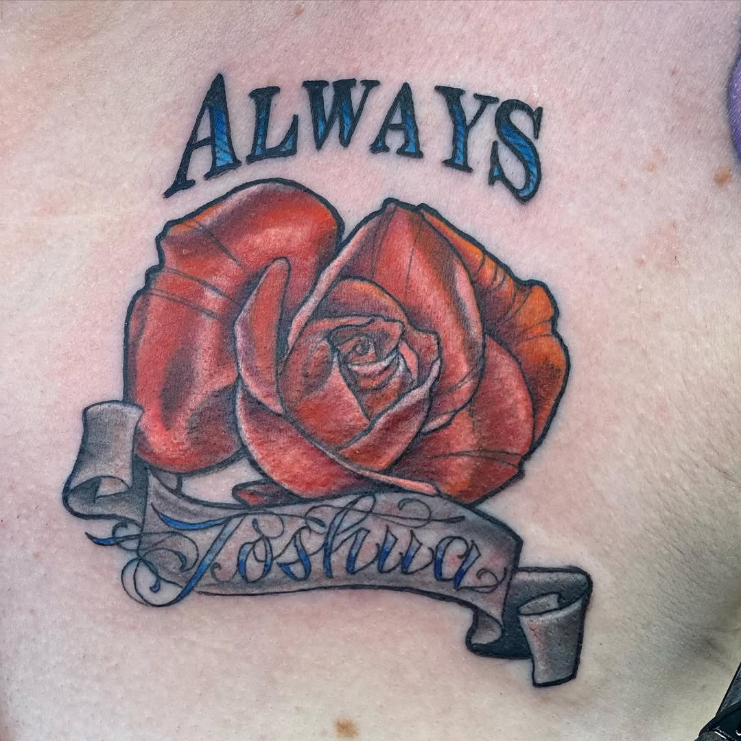 Tattoo by @omaredmisontattooer — lettering_script, realism