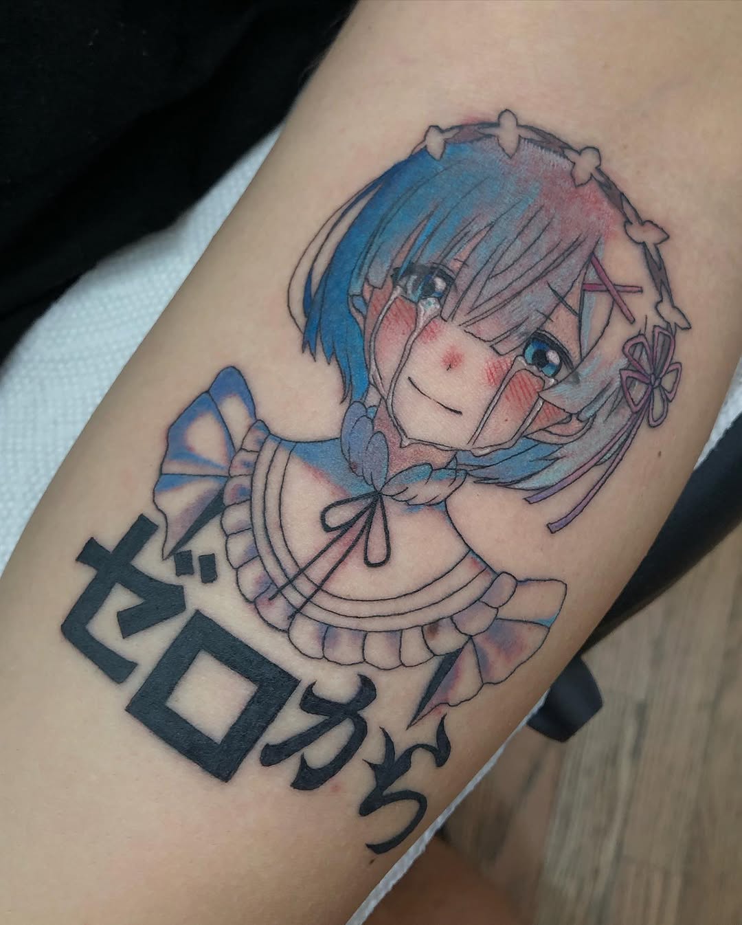 Tattoo by @jixonaic — anime, illustrative
