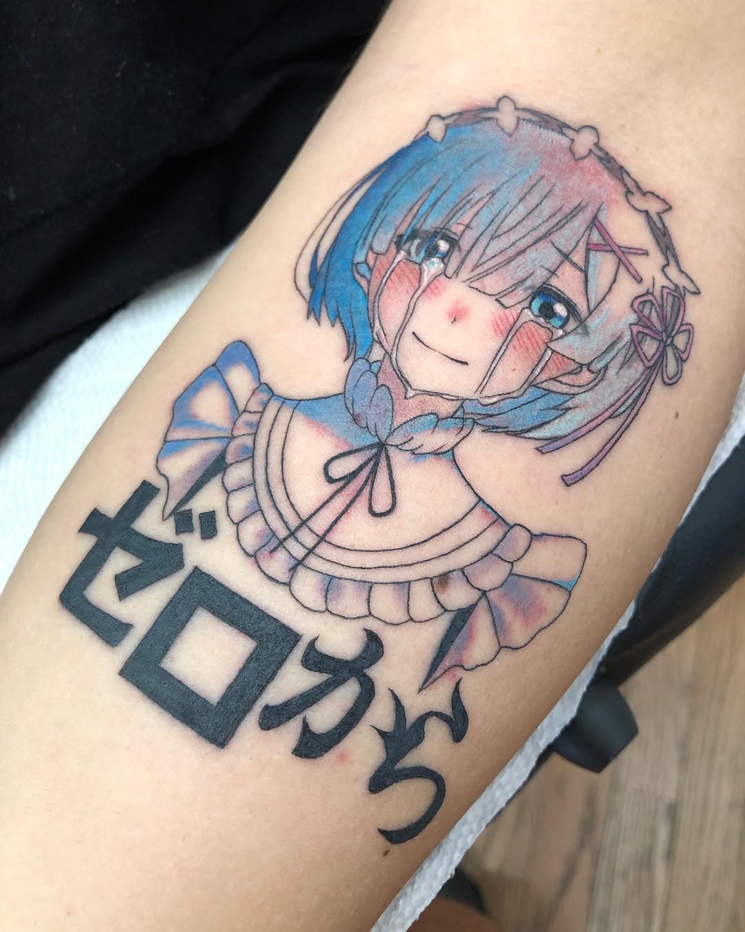 Tattoo by @jixonaic — anime, illustrative