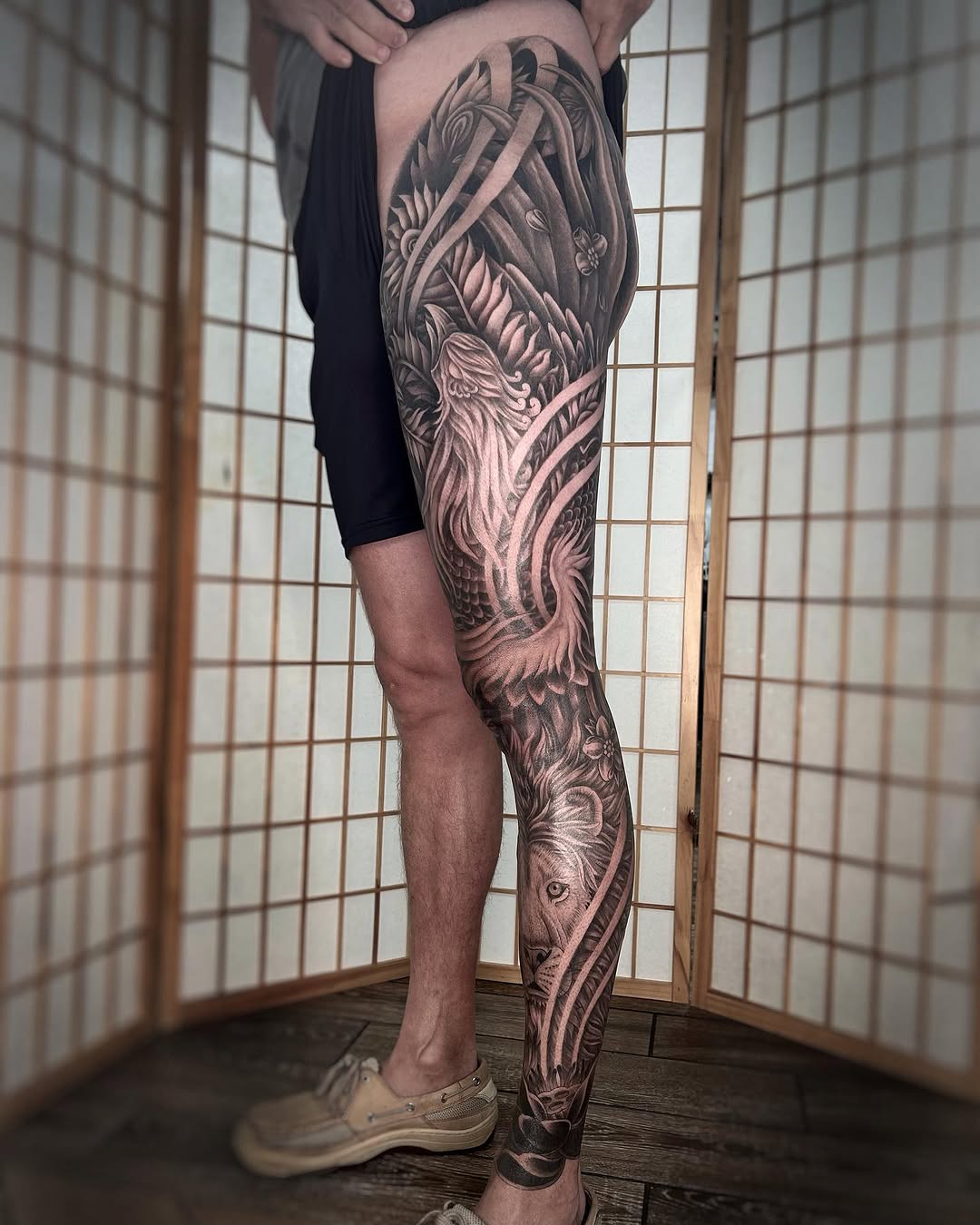 Tattoo by @tattooedbyrose — black_and_grey, realism