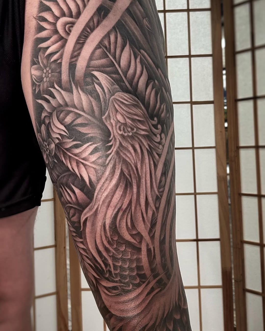 Tattoo by @tattooedbyrose — black_and_grey, realism