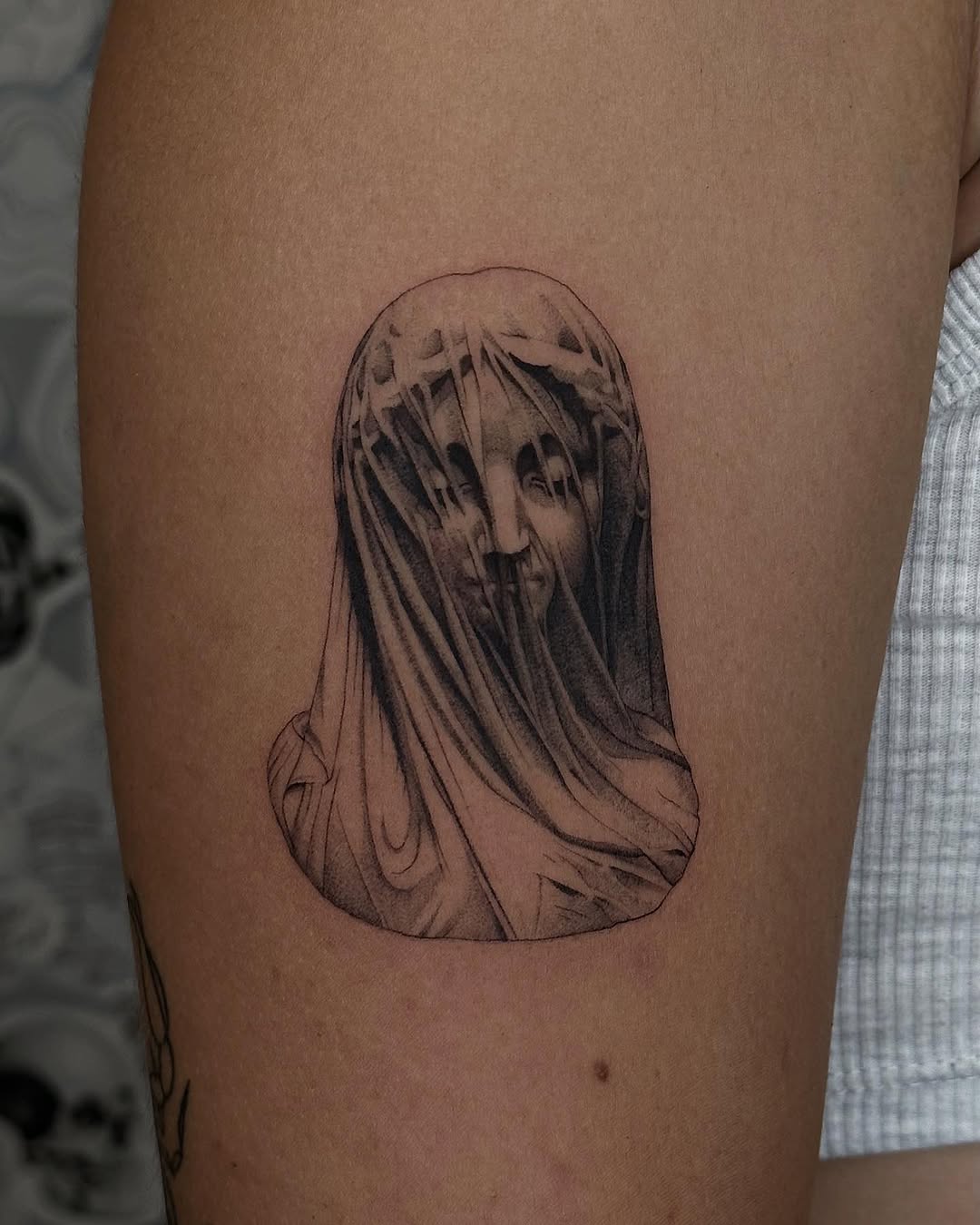 Tattoo by @inkedwlove — realism, black_and_grey