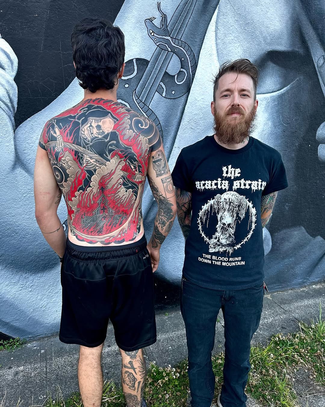 Tattoo by @meanoldtim — japanese_irezumi, blackwork