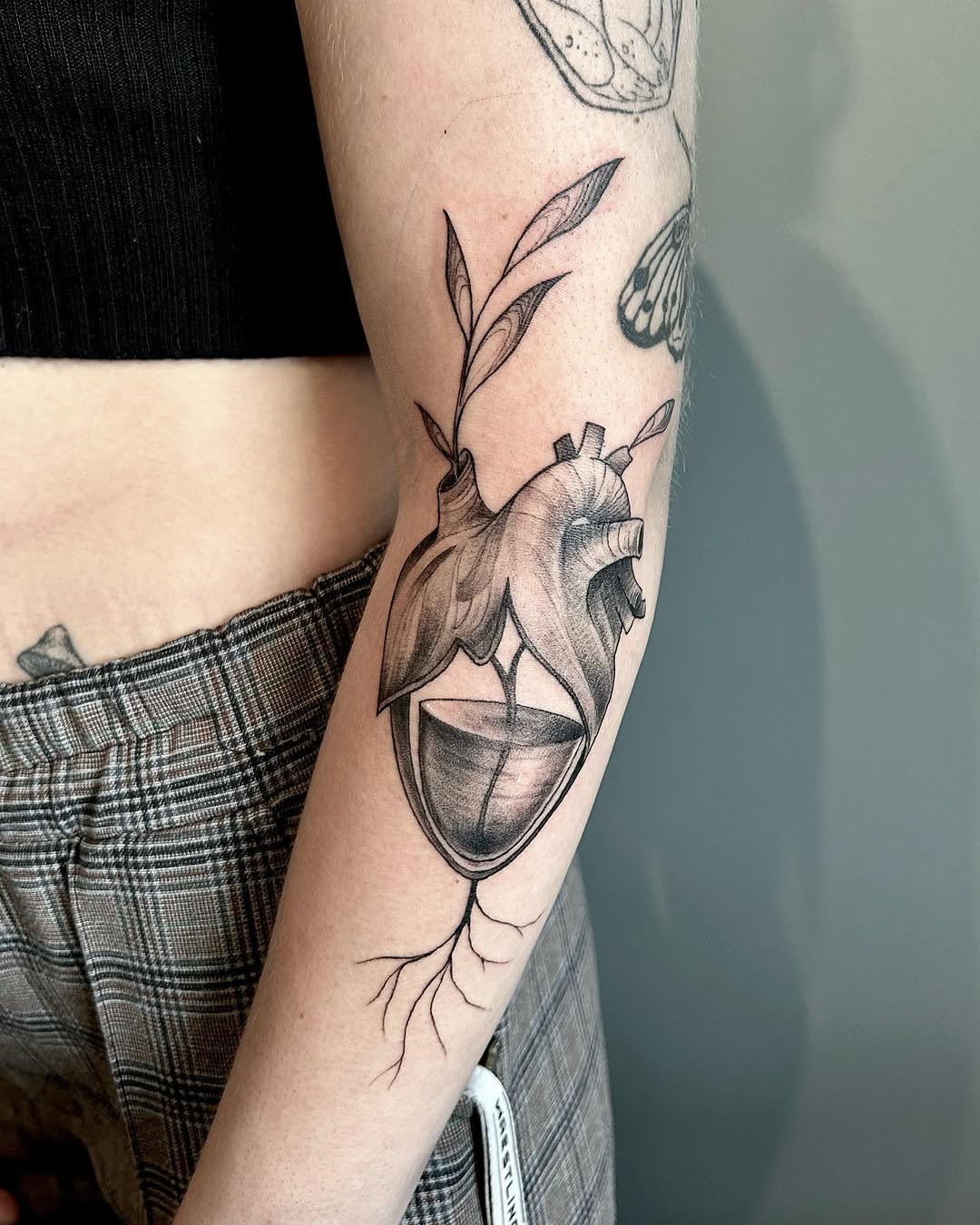 Tattoo by @katelynbraun.art — black_and_grey, realism