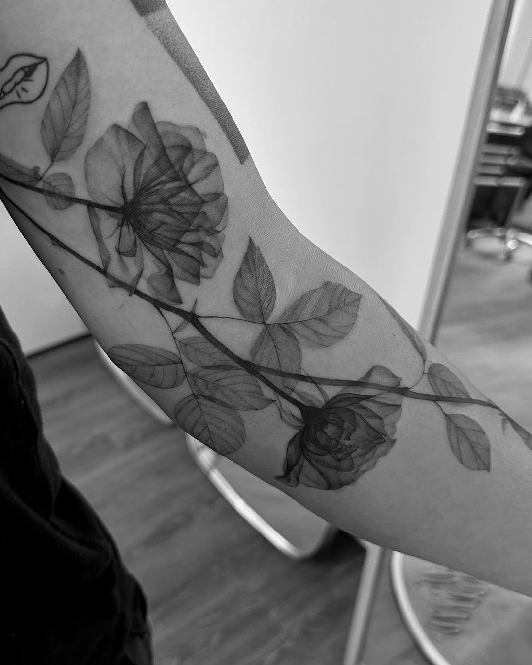 Tattoo by @heeyatattoo — black_and_grey, realism
